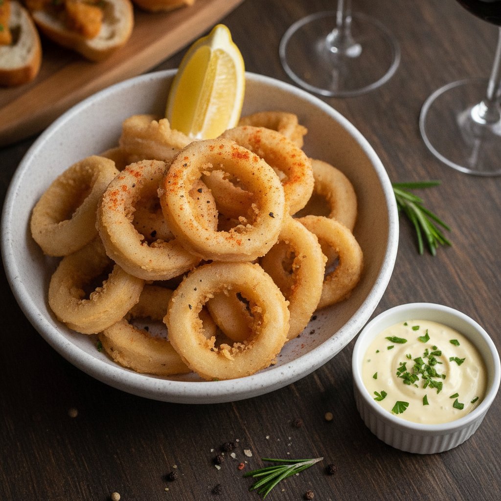 Spanish Fried Squid Rings