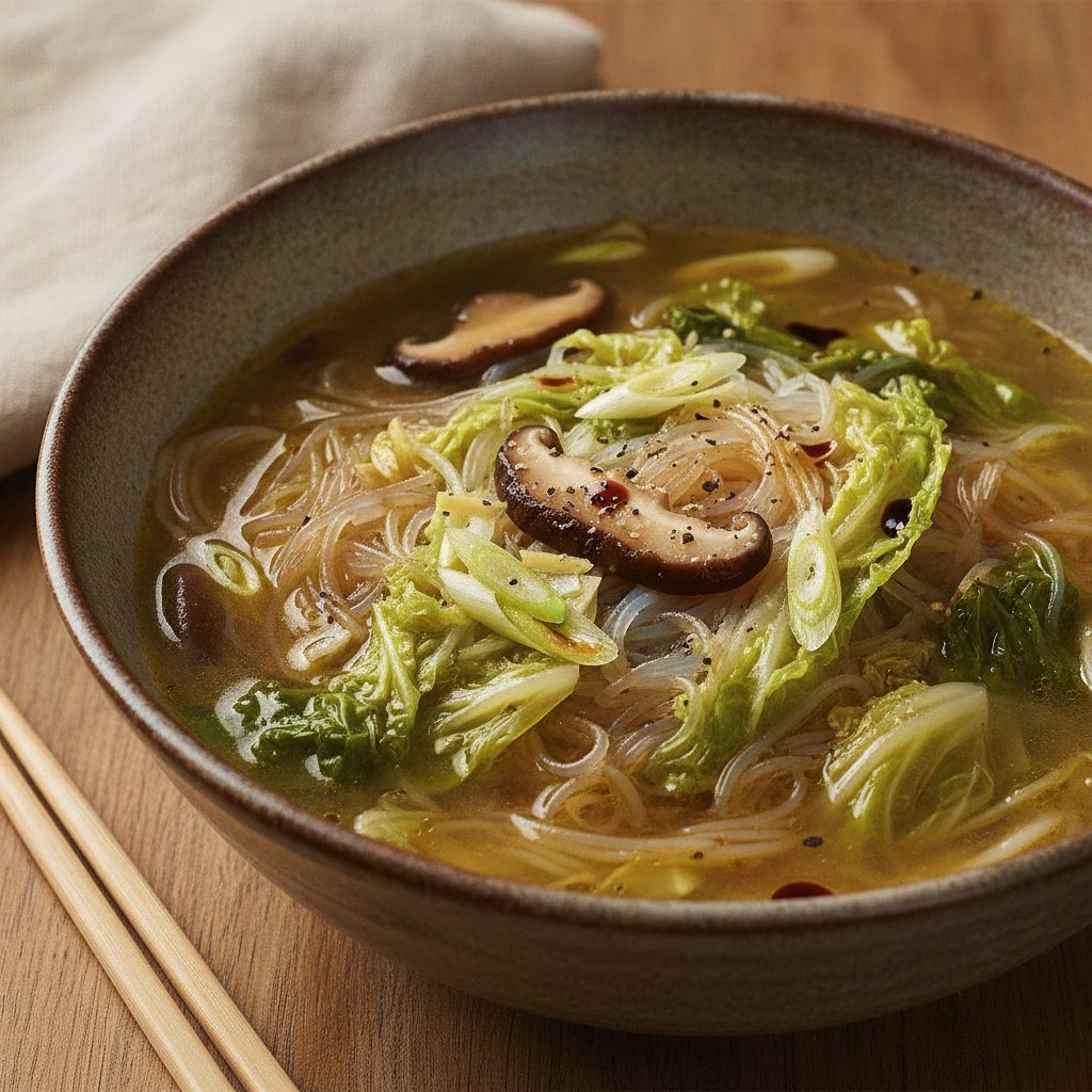 Napa Cabbage Vermicelli Soup