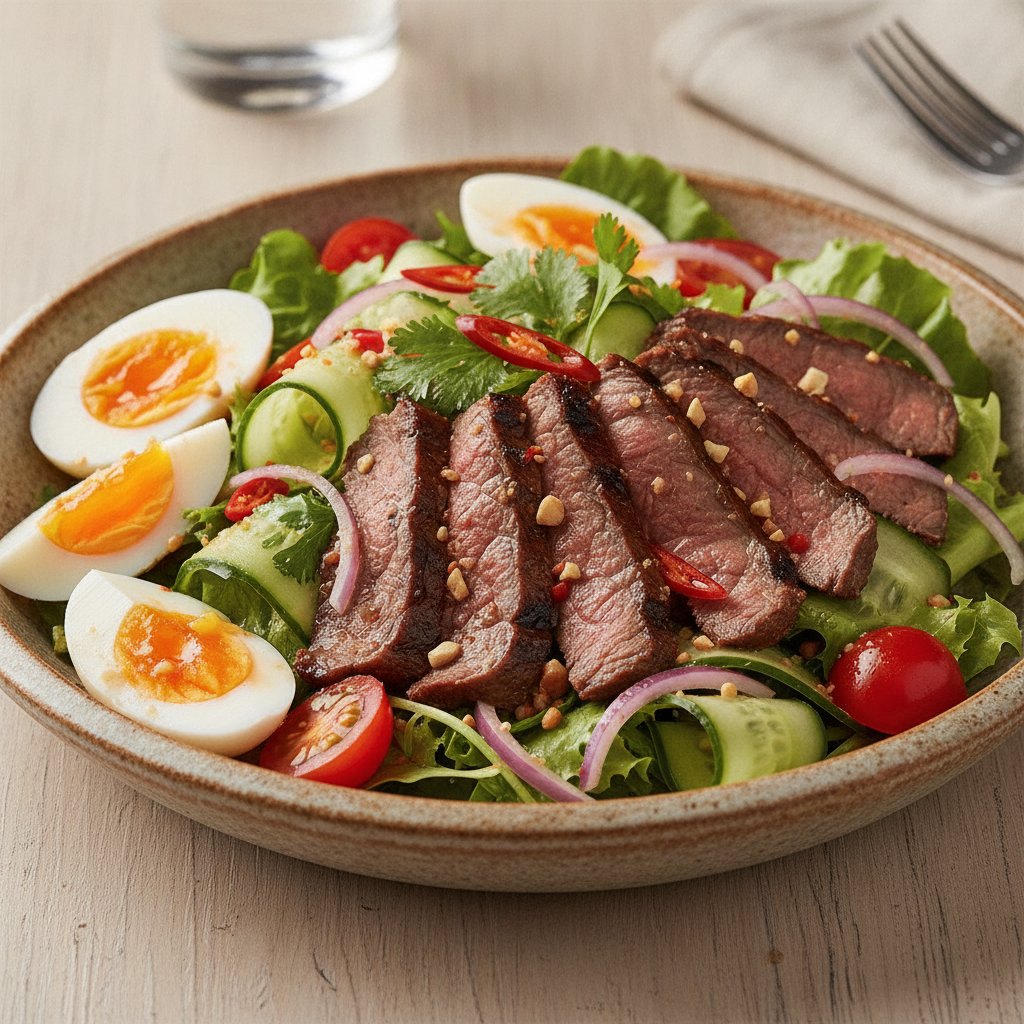 Grilled Beef Salad (High-Protein)