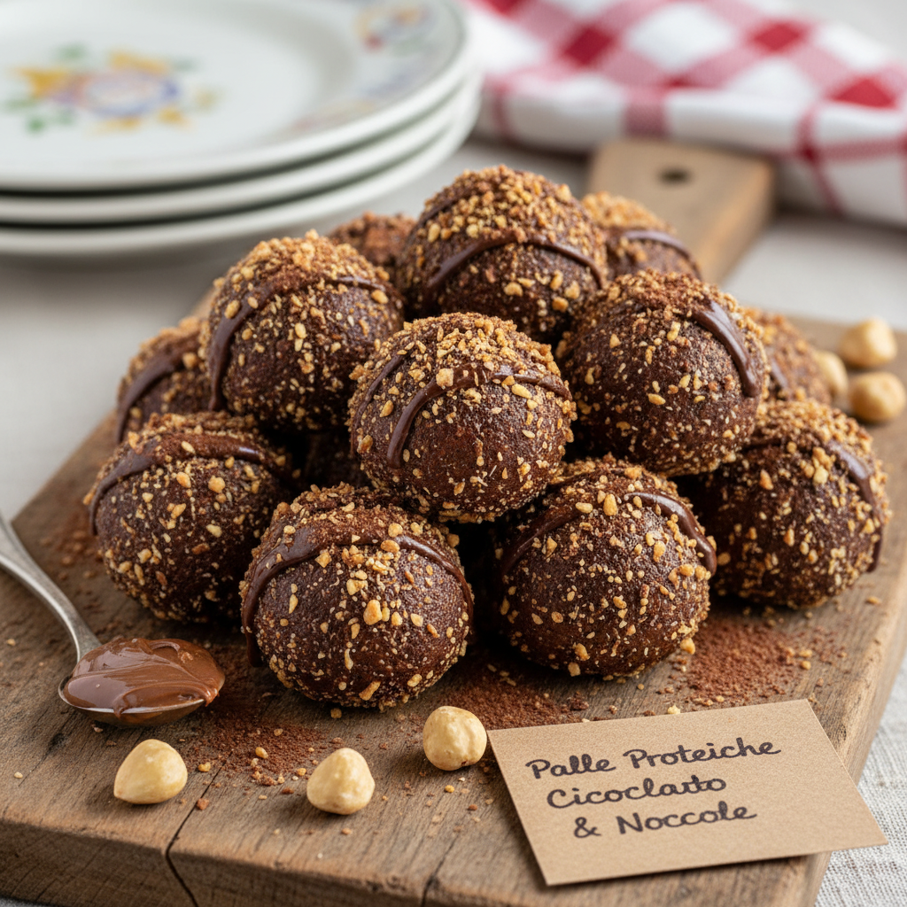 Chocolate Hazelnut Protein Balls