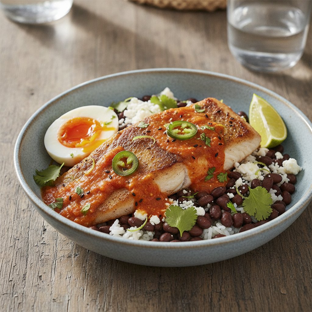Snapper Bowl with Tomato Sauce (High-Protein)