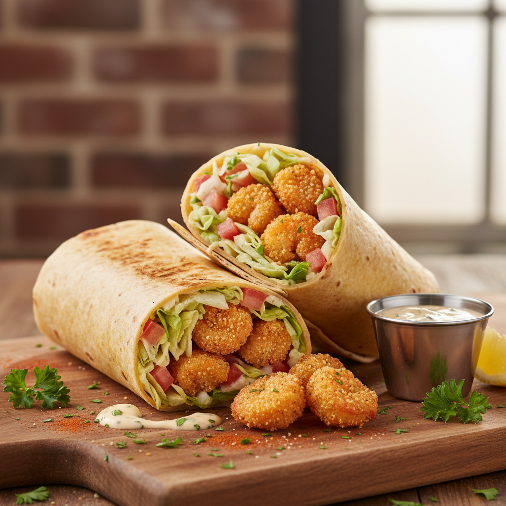 New Orleans Shrimp Po Boy Wrap