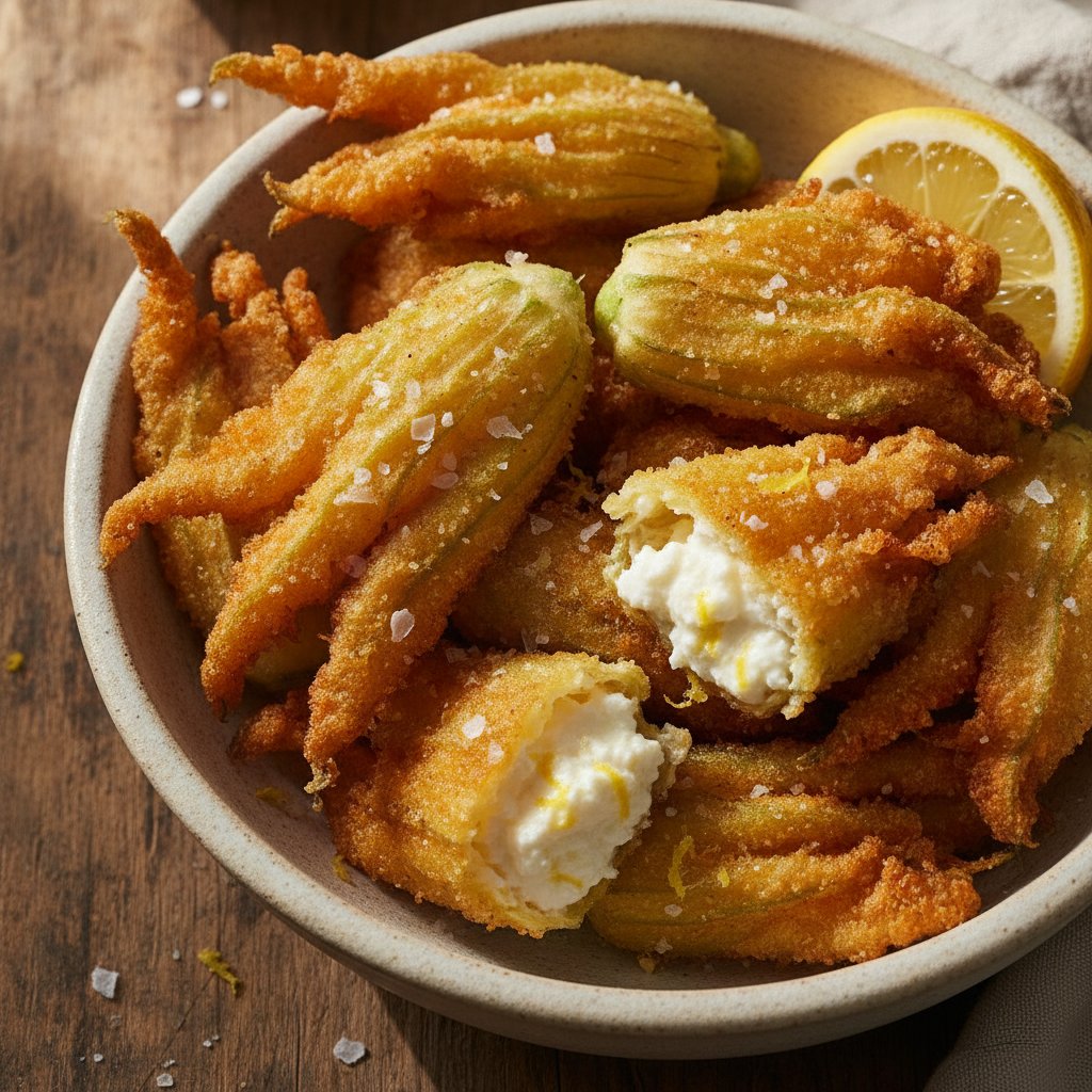 Fried Squash Blossoms