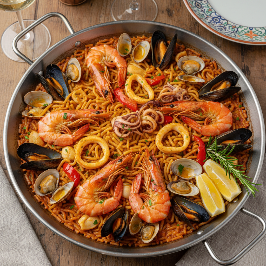 Seafood Fideua
