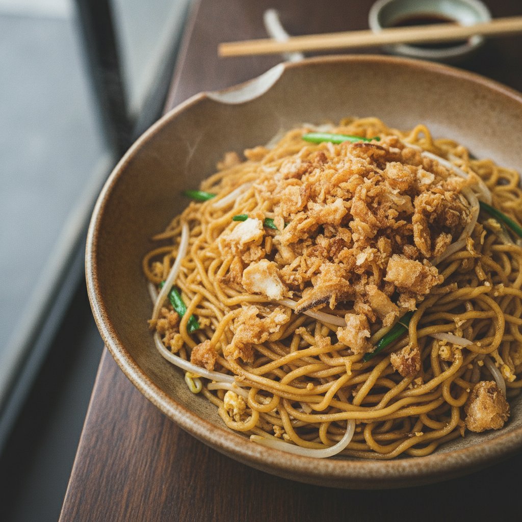 Salted Fish Fried Noodles