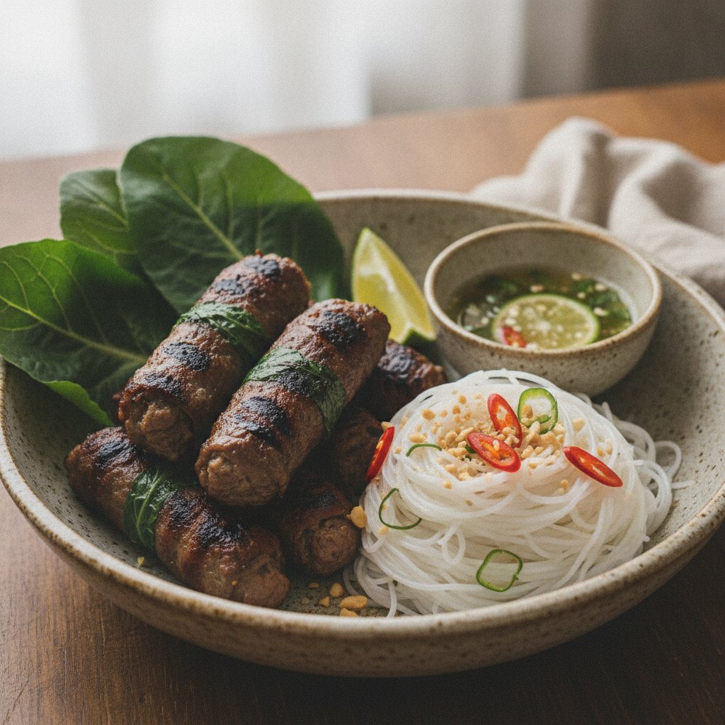 Grilled Beef Wrapped in Leaves (Gluten-Free)