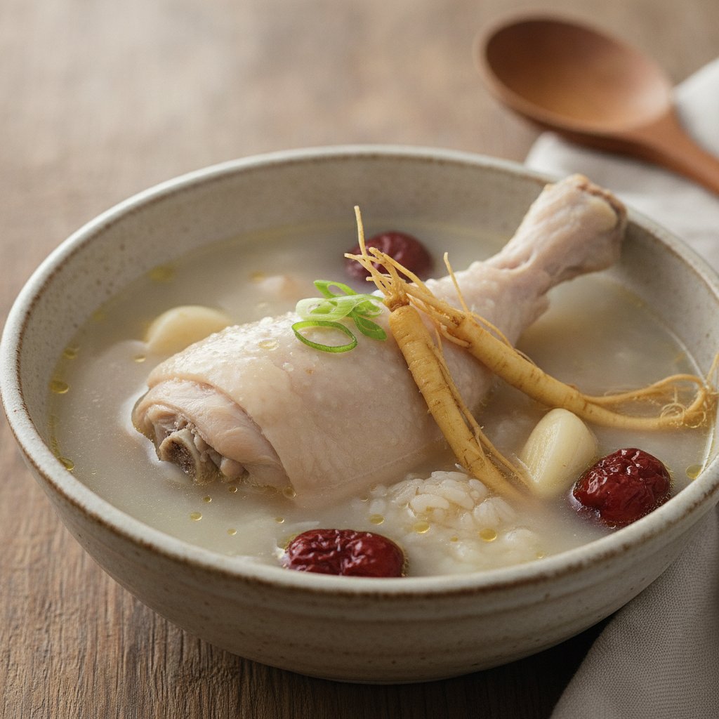 Whole Chicken and Ginseng Soup (Low-Calorie)