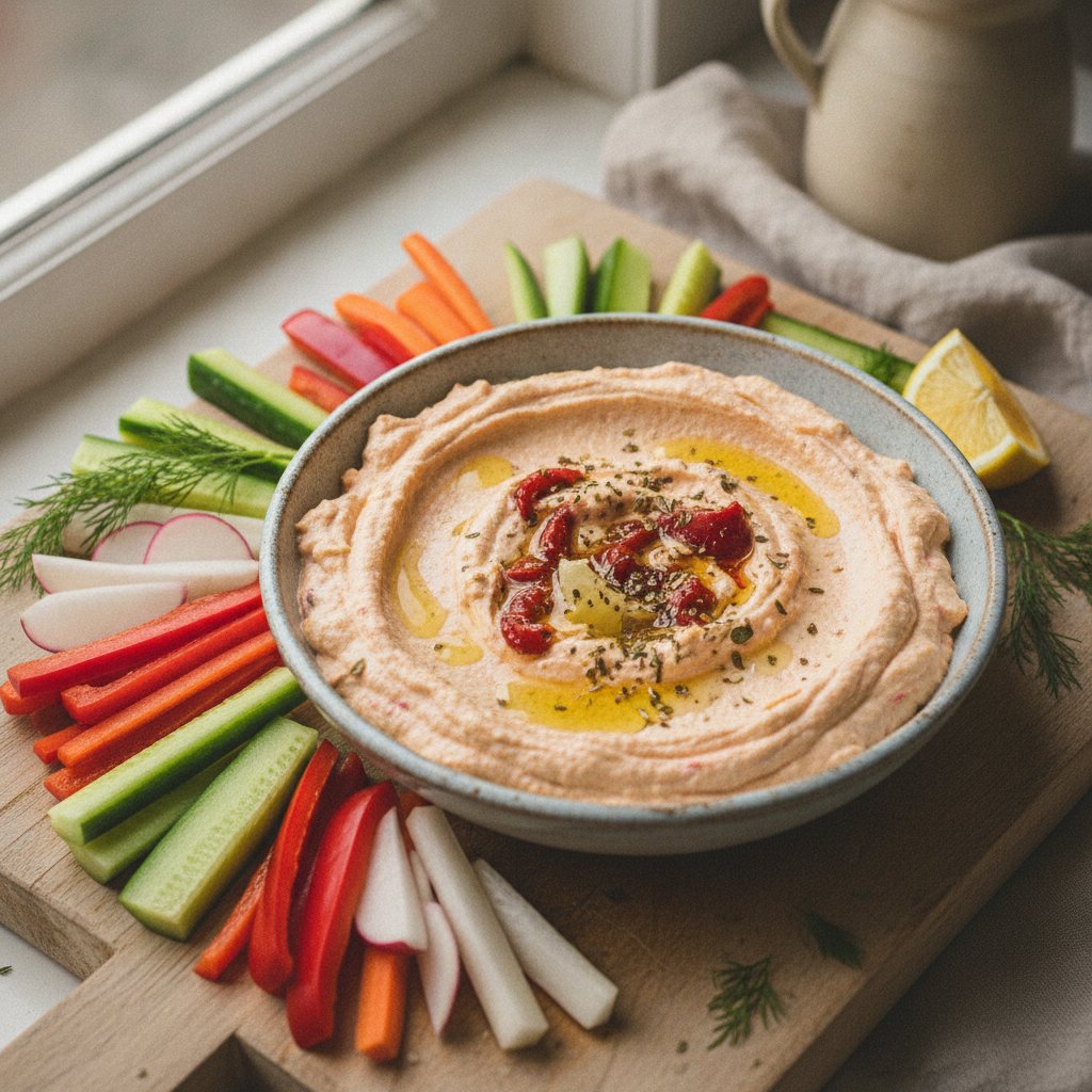 Whipped Feta and Pepper Dip (Low-Calorie)