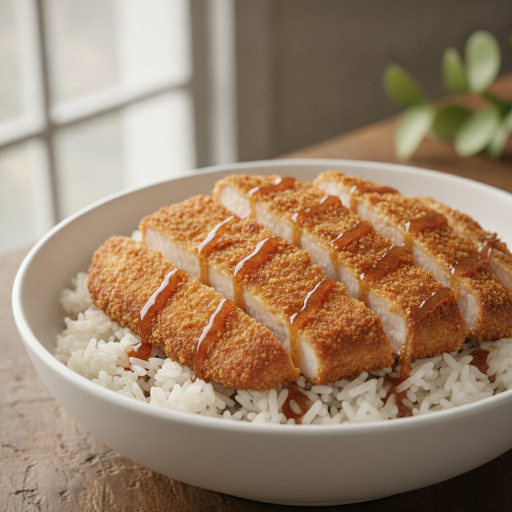 Fried Pork Chop Rice Topping