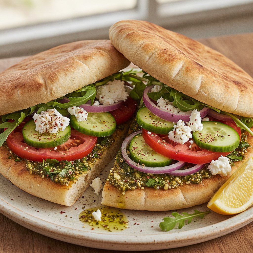 Spiced Herb Oil Sandwich