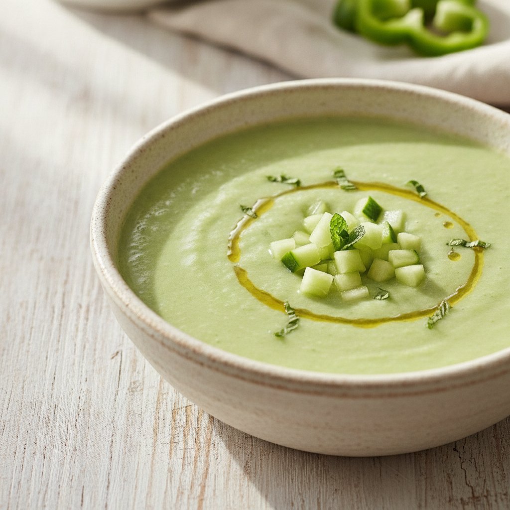 Cold Green Vegetable Soup