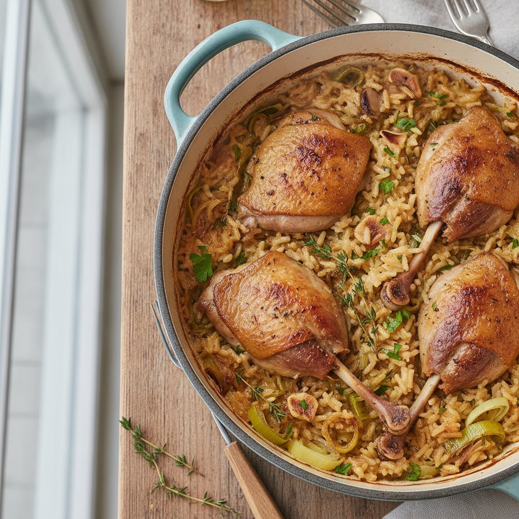 Baked Duck Rice Casserole
