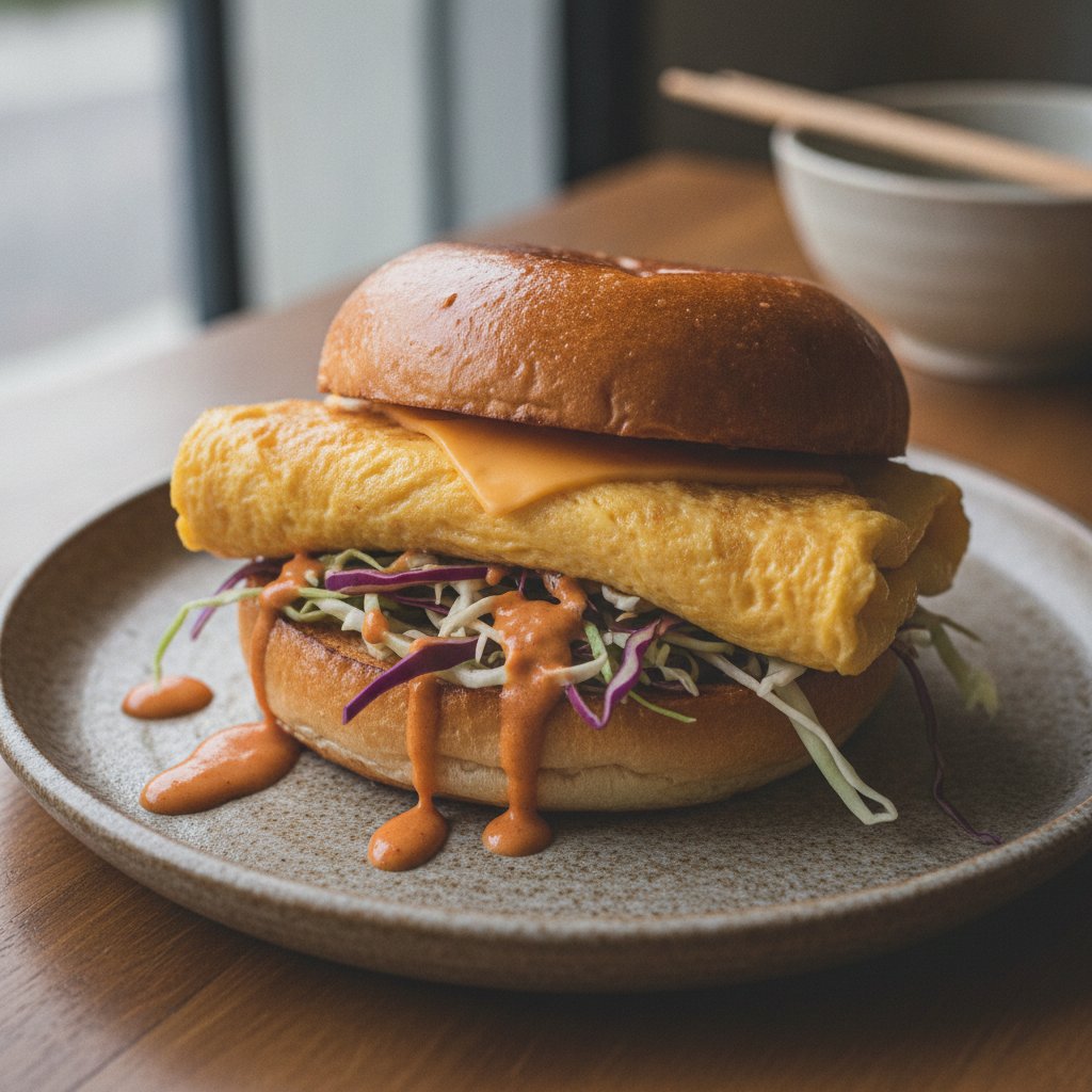 Korean Style Egg Sandwich