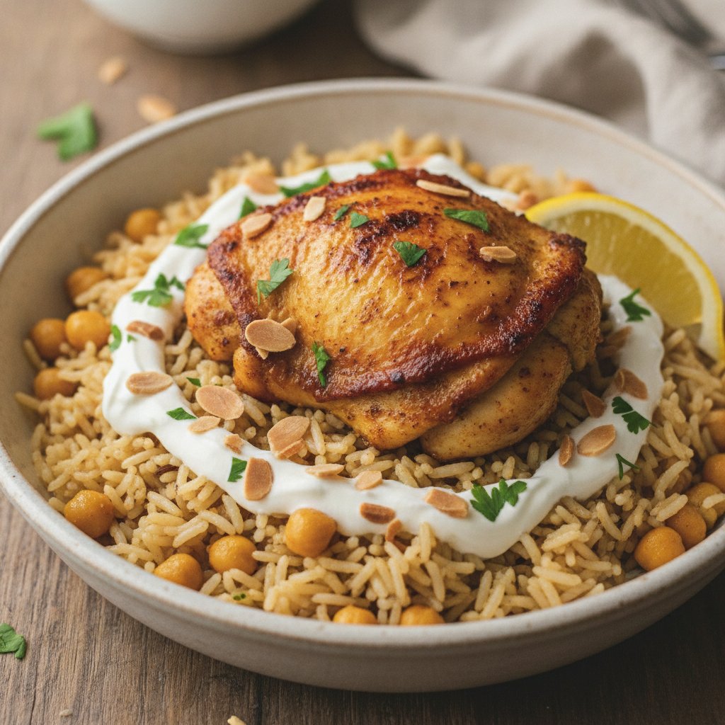 Chicken and Rice Platter (High-Protein)