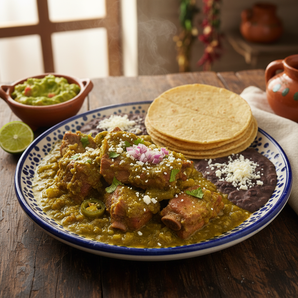 Costillas de Cerdo en Salsa Verde