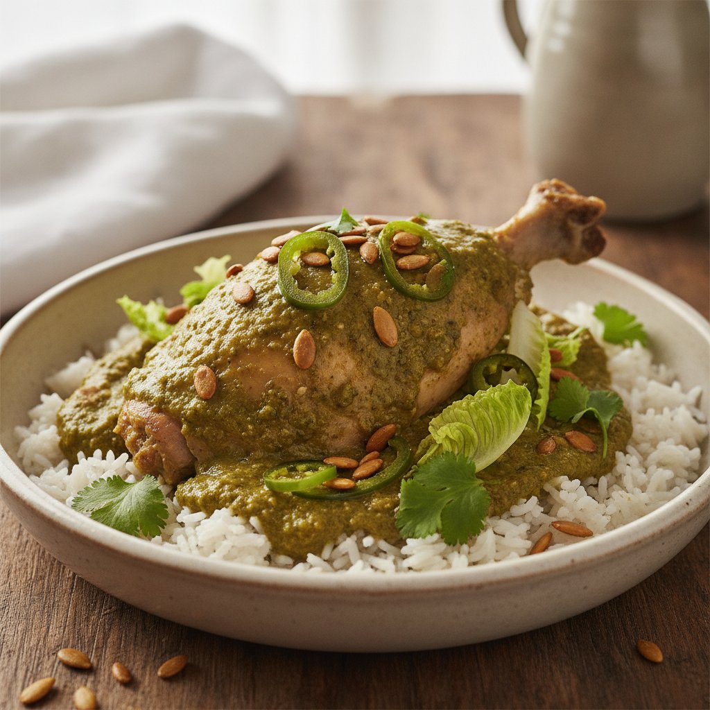 Chicken in Pumpkin Seed Sauce (Gluten-Free)