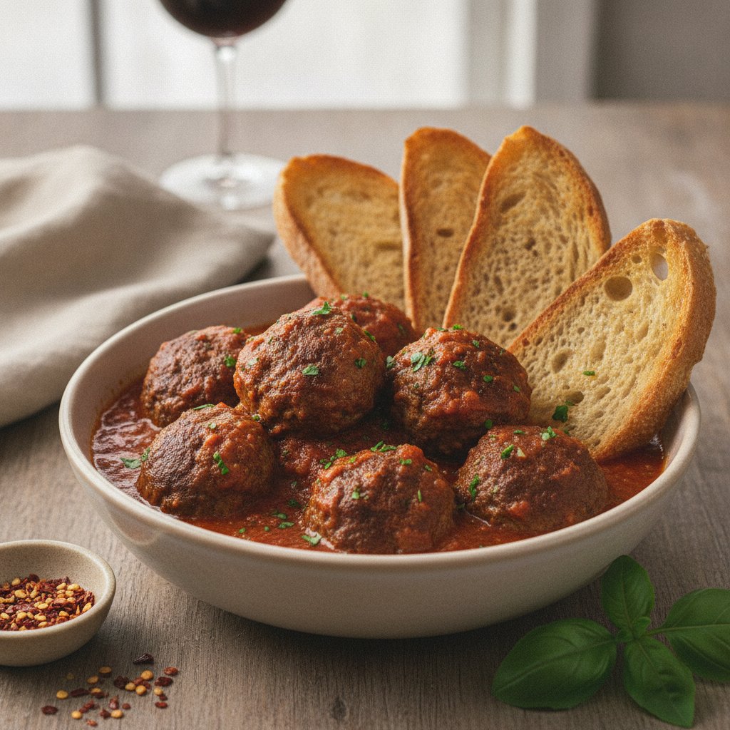 Meatballs in Tomato Sauce (Gluten-Free)