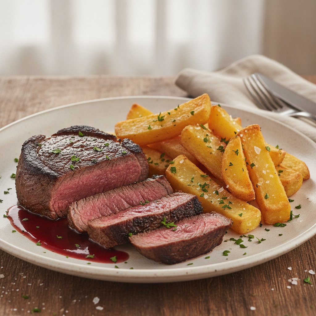 Steak with Fried Potatoes (Gluten-Free)