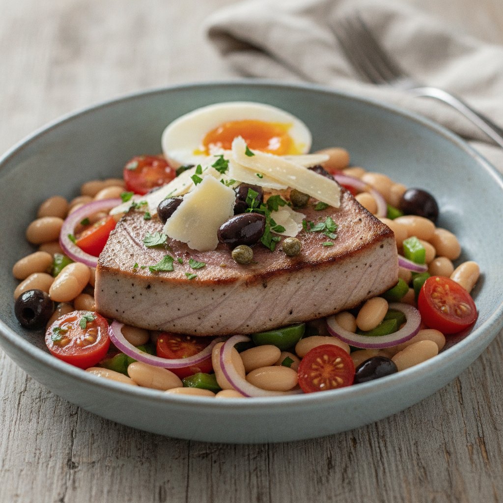 Tomato and Tuna Salad (High-Protein)