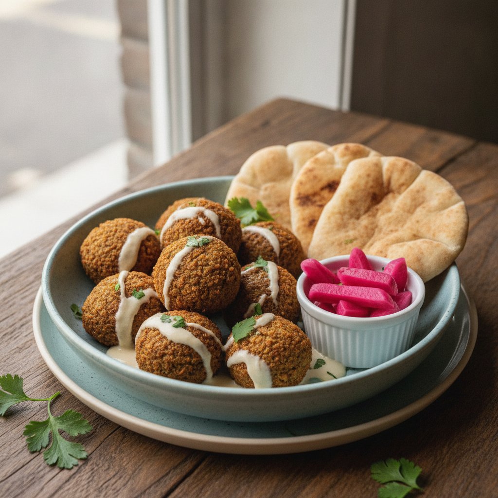 Crispy Fried Chickpea Balls