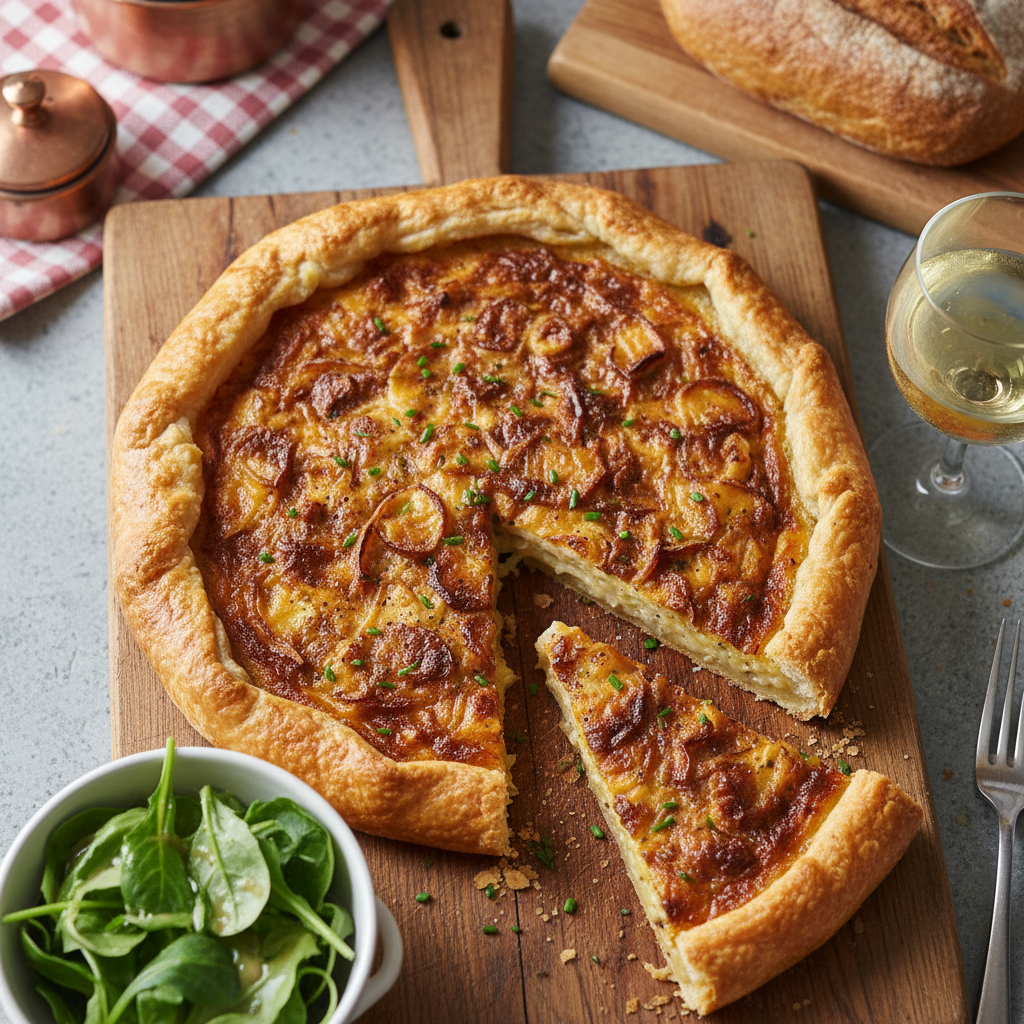 Tarte à l'Oignon Alsacienne