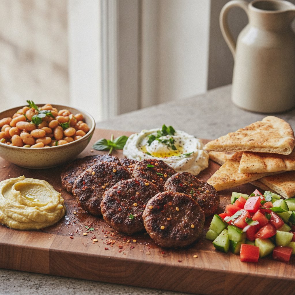Spiced Lamb Sausage Board (High-Protein)