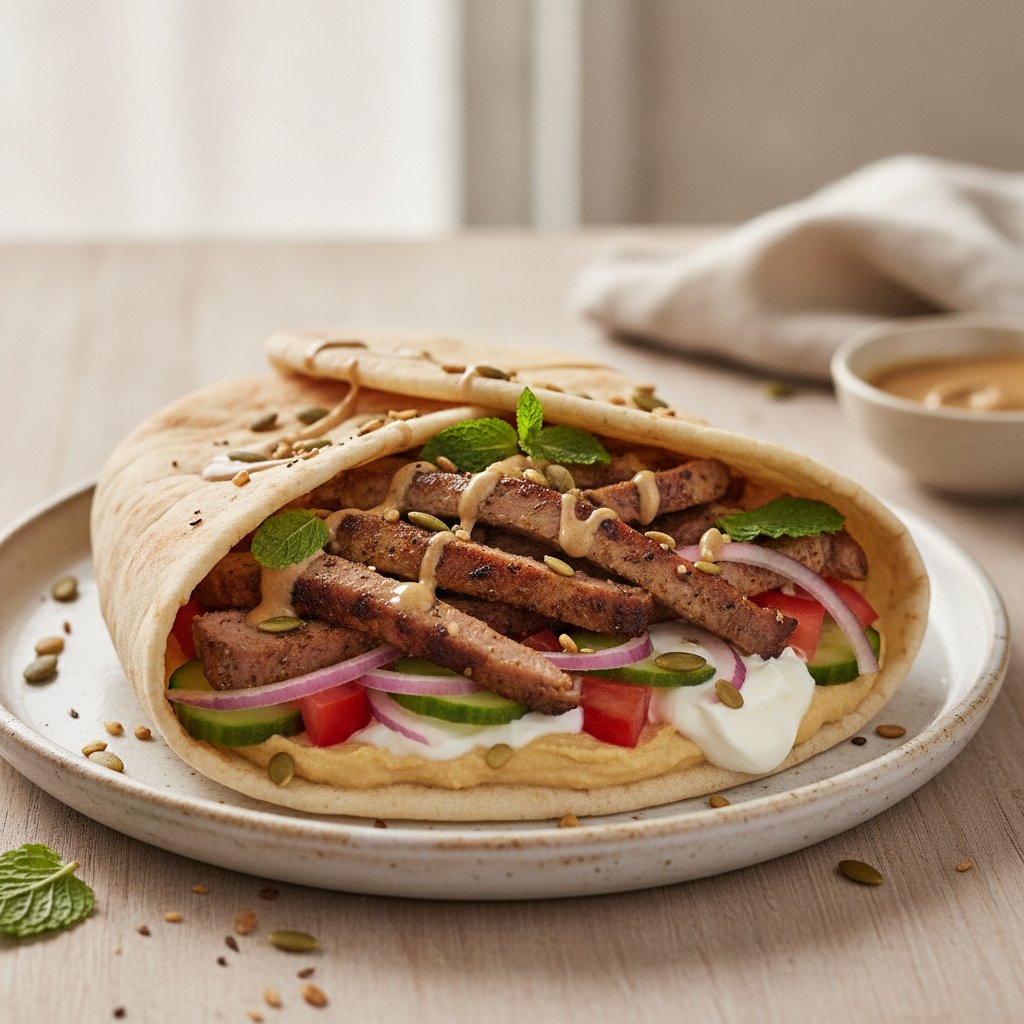 Grilled Lamb Wrap (High-Protein)