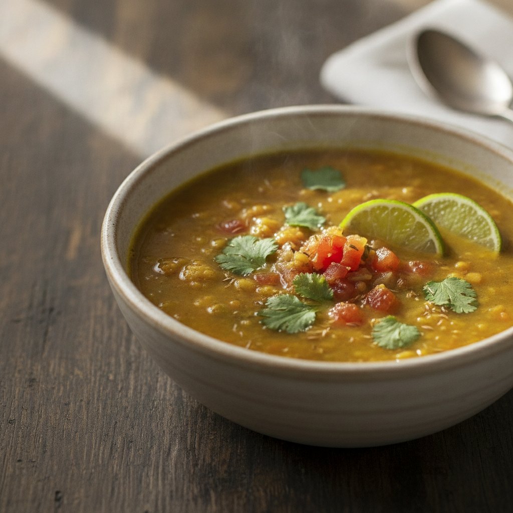 Spiced Lentil Soup (Low-Calorie)