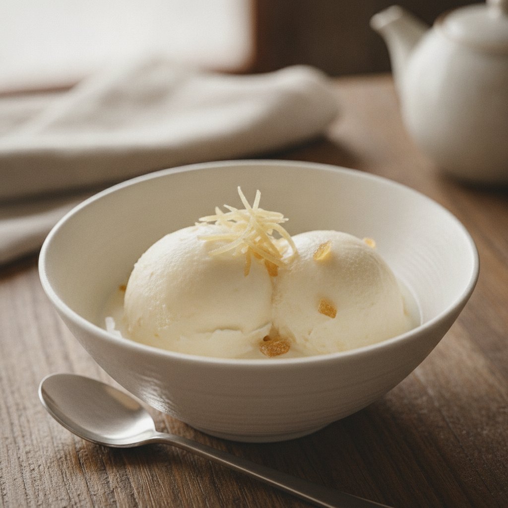 Ginger Milk Ice Cream