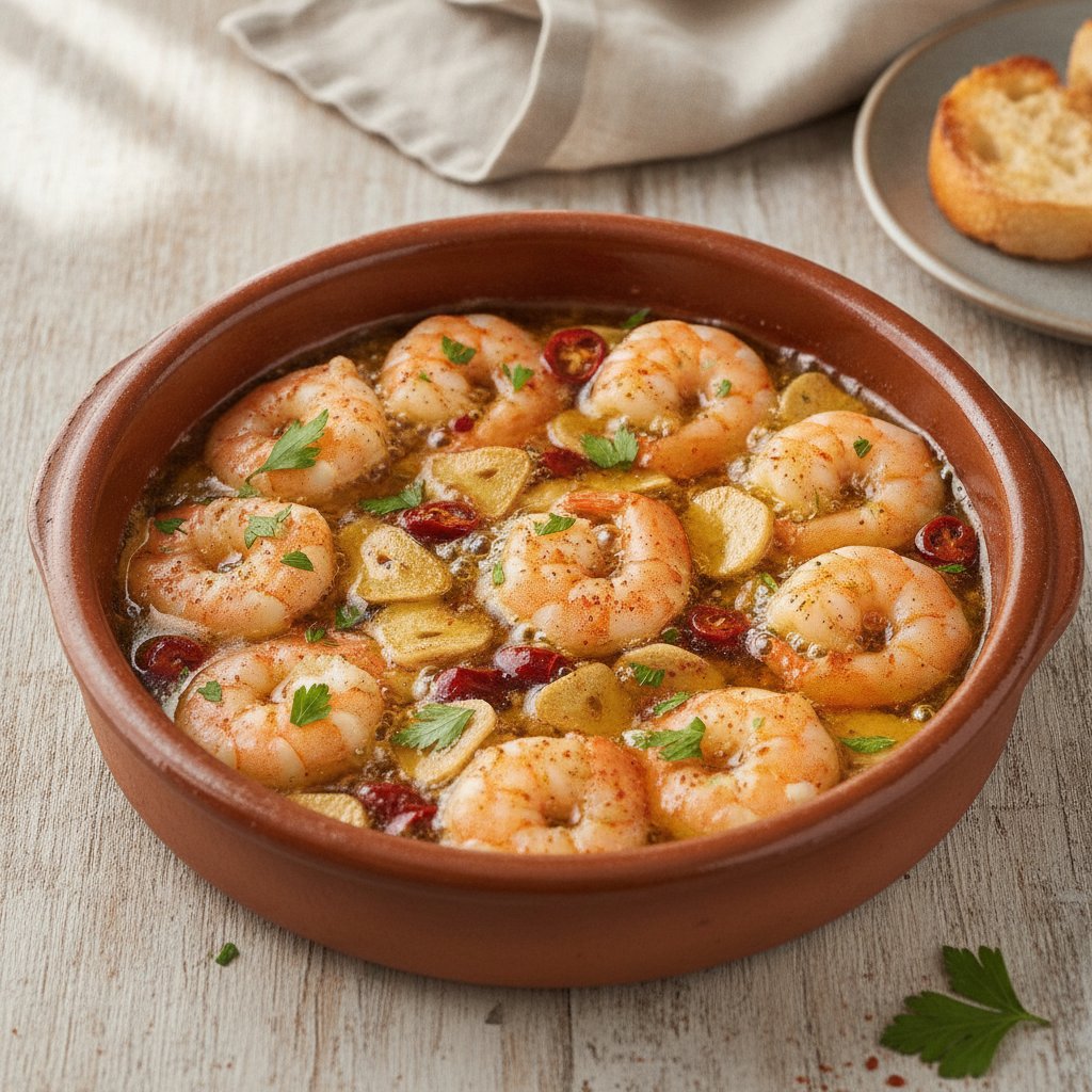 Garlic Shrimp in Oil (Keto)