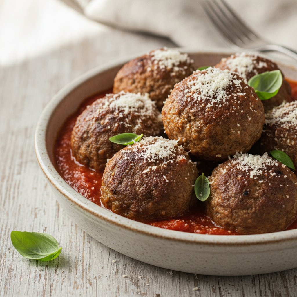 Fried Beef Meatballs (Low-Calorie)