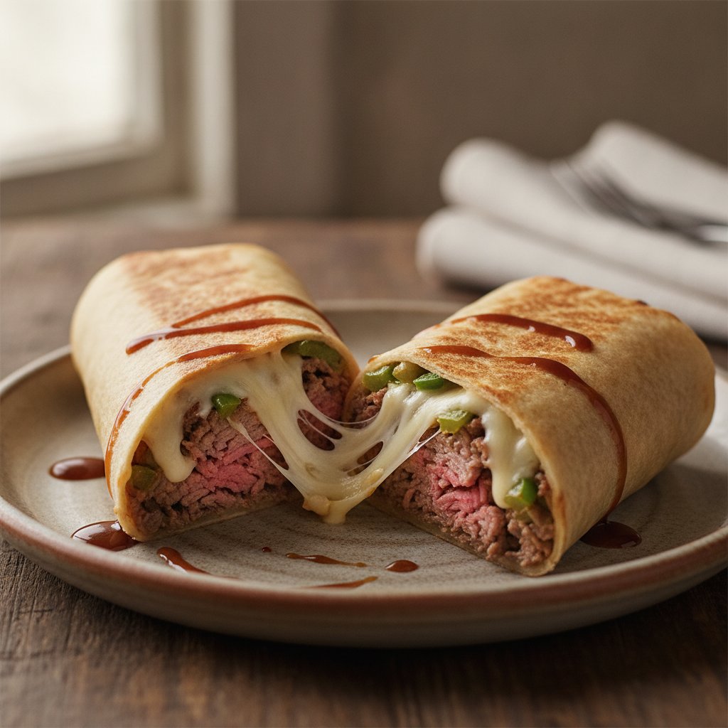 Philly Cheesesteak Wrap