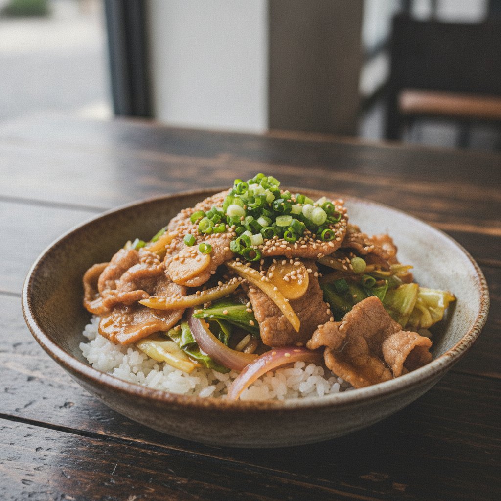 Ginger Pork Stir Fry