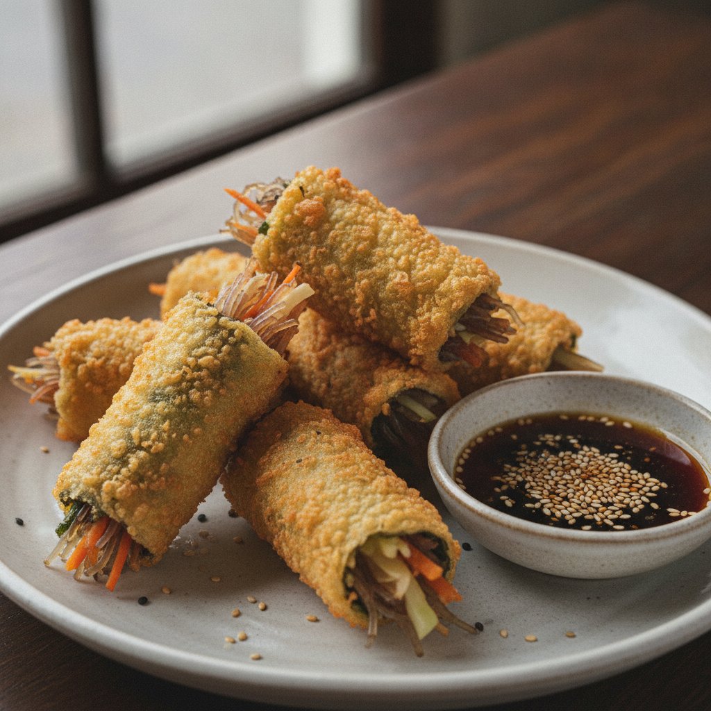Crispy Fried Seaweed Rolls