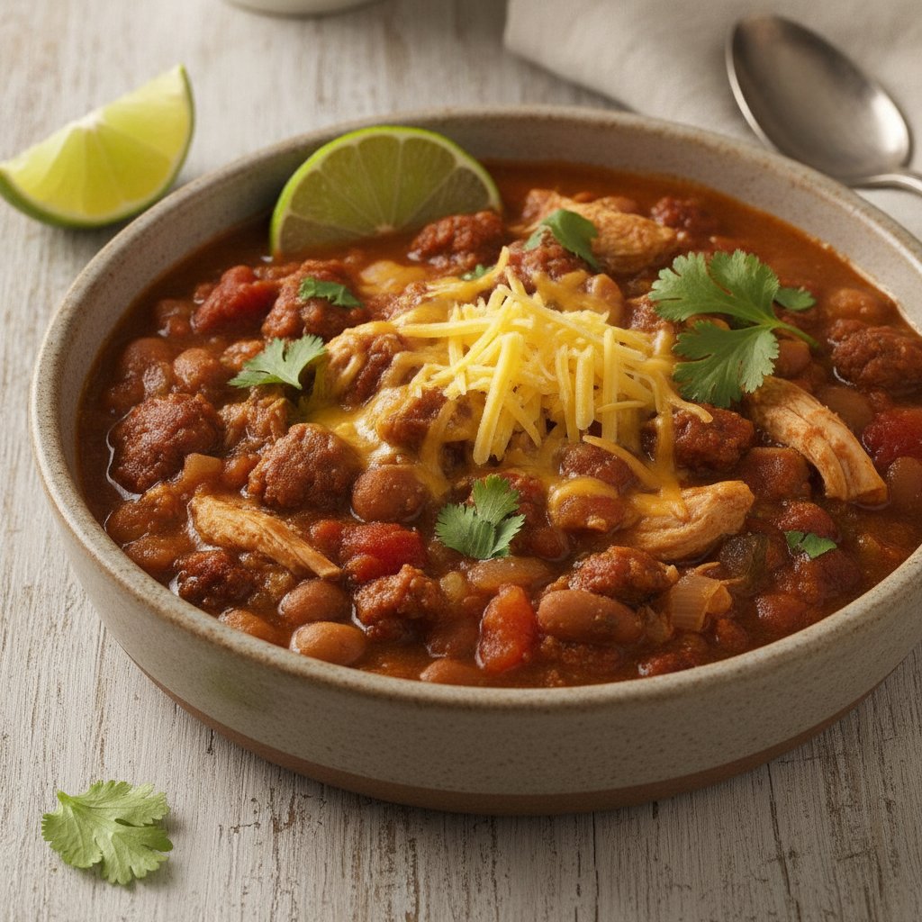 Chorizo and Chicken Chili