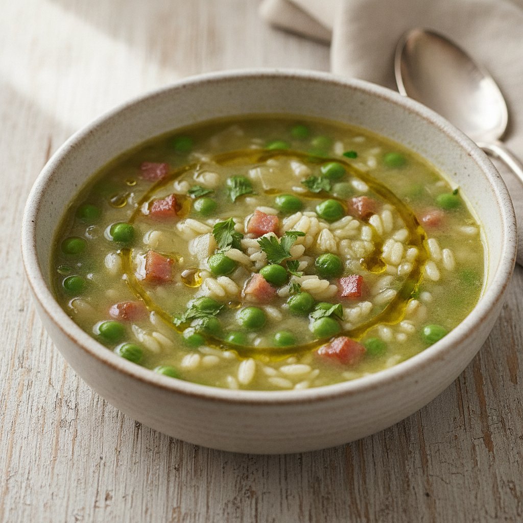 Rice and Pea Soup (Dairy-Free)
