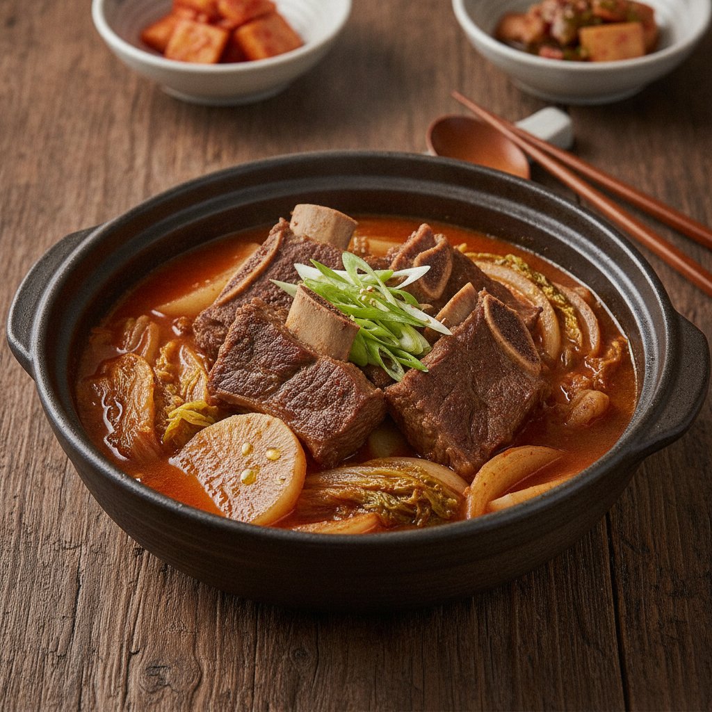 Beef Rib and Vegetable Hot Pot