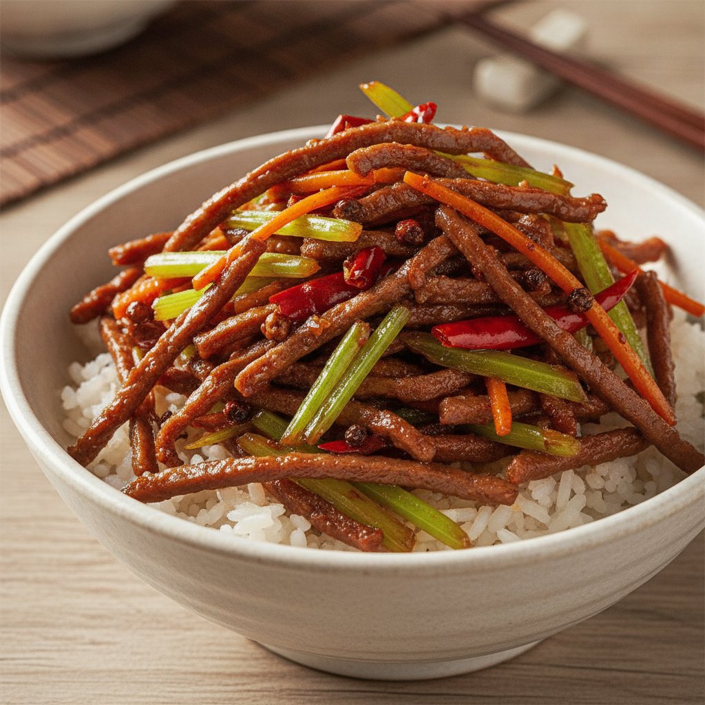 Dry Fried Shredded Beef