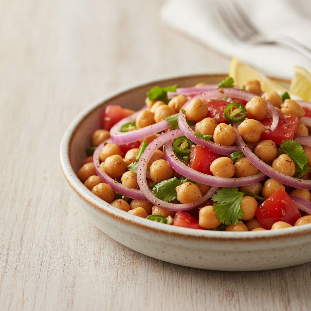 Chickpea and Onion Salad
