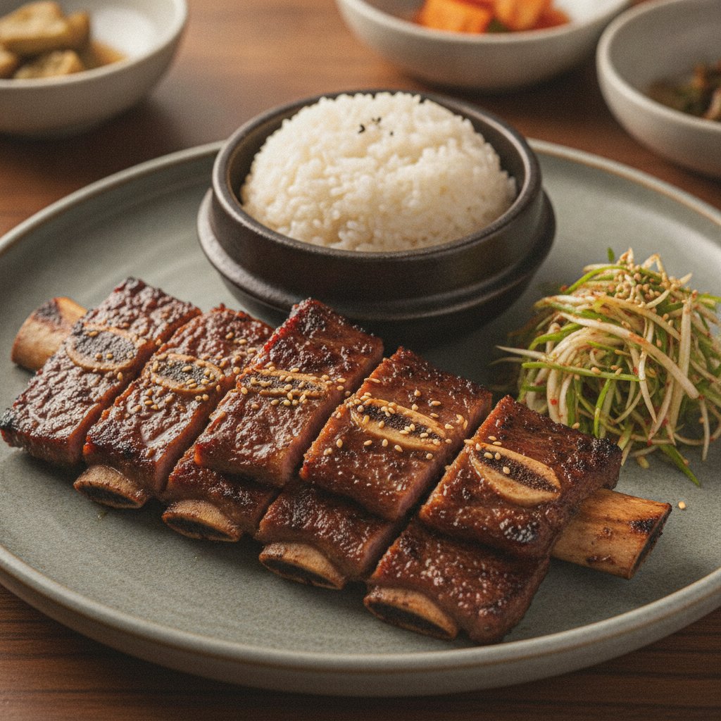 Grilled Marinated Beef Ribs