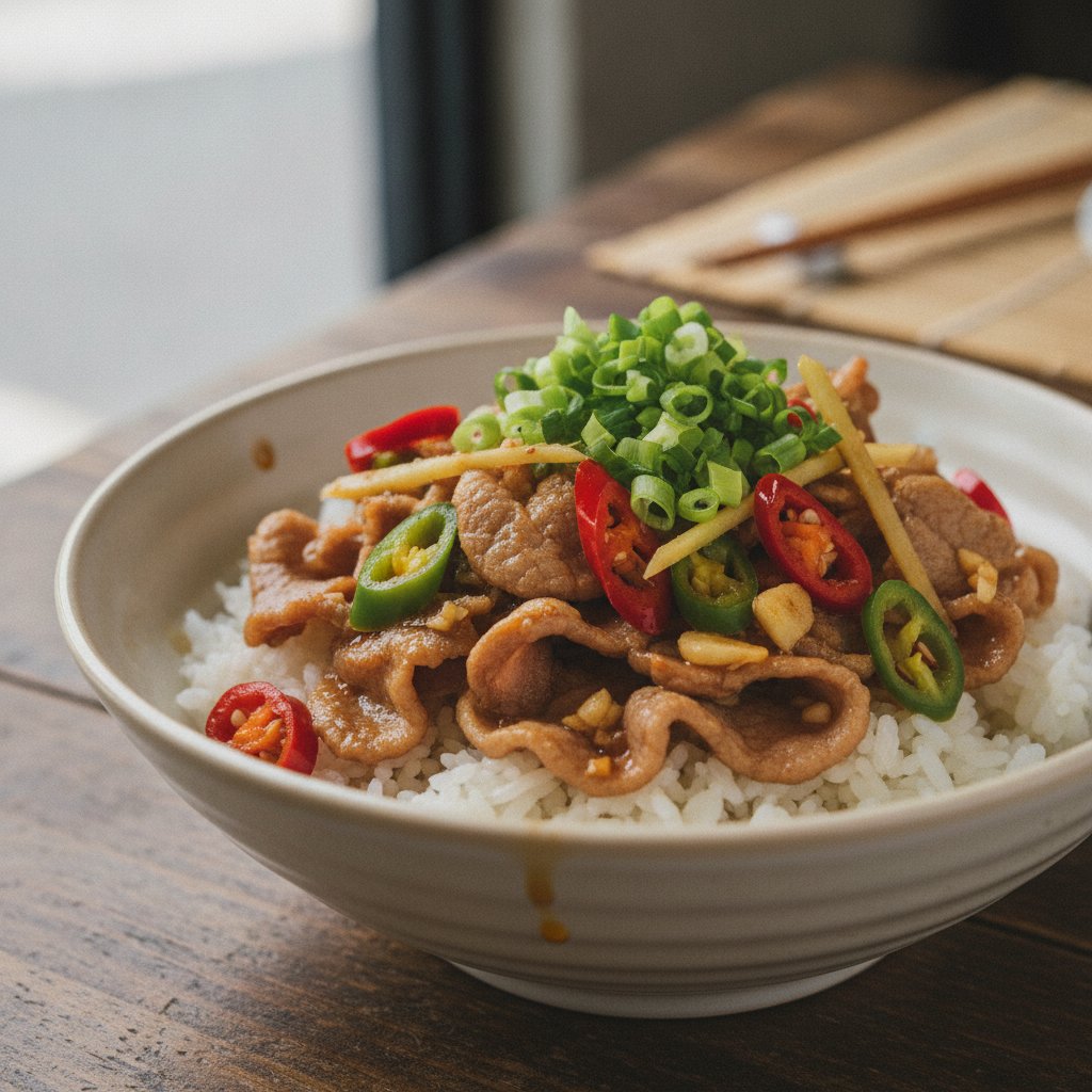 Pork With Pickled Peppers