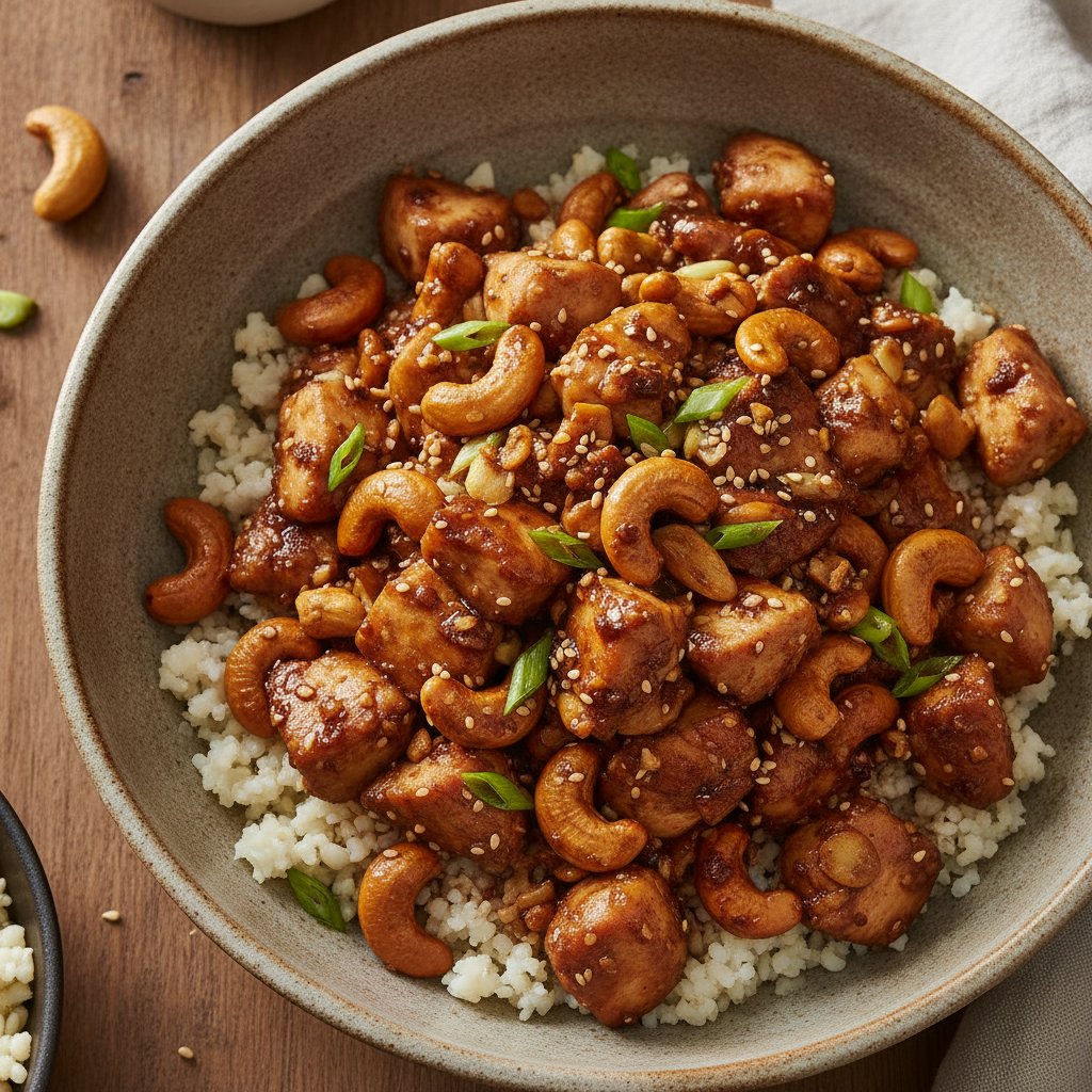 Chicken With Cashew Nuts (Keto)