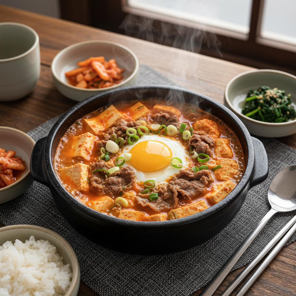 Beef Sundubu Jjigae