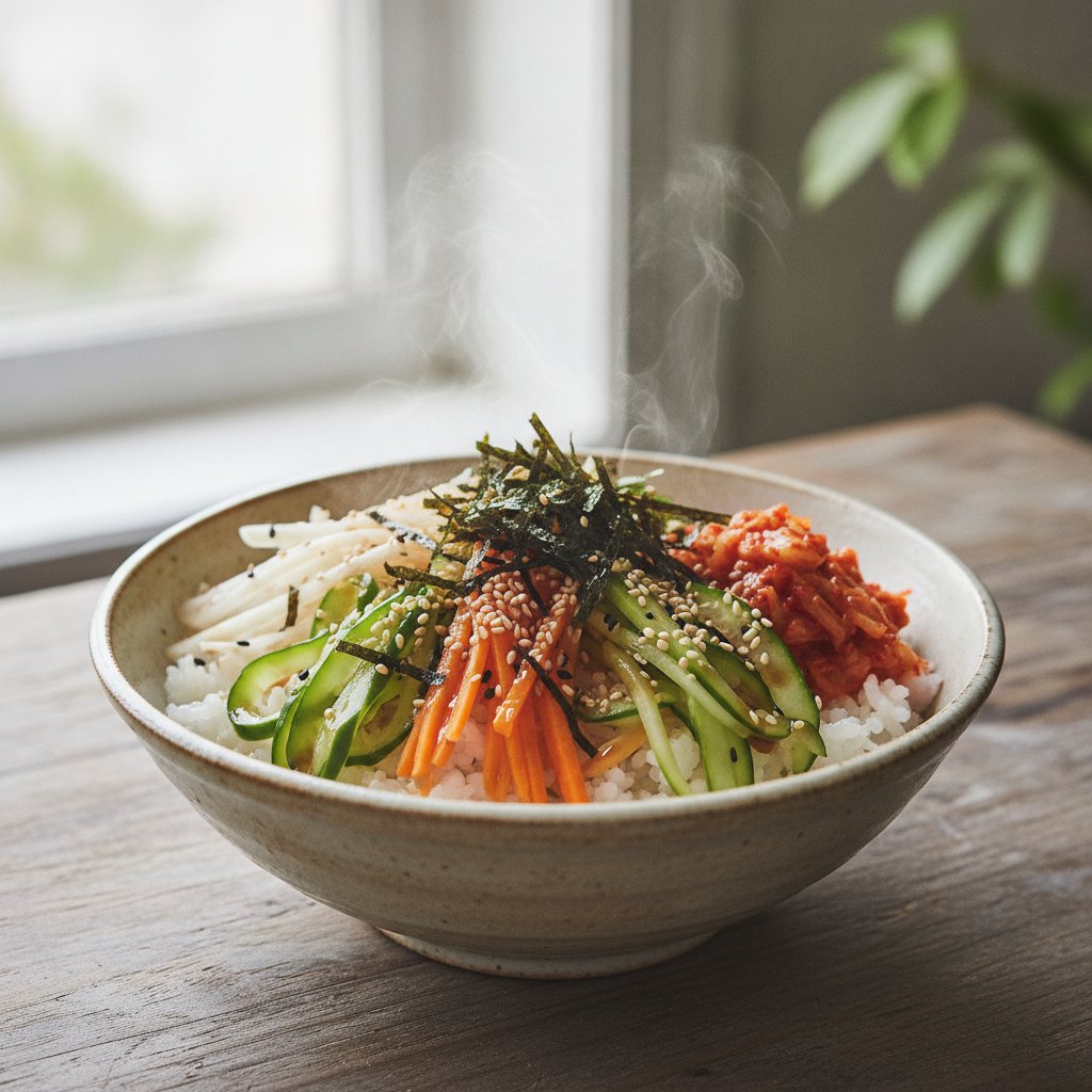 Pickled Vegetable Rice Bowl