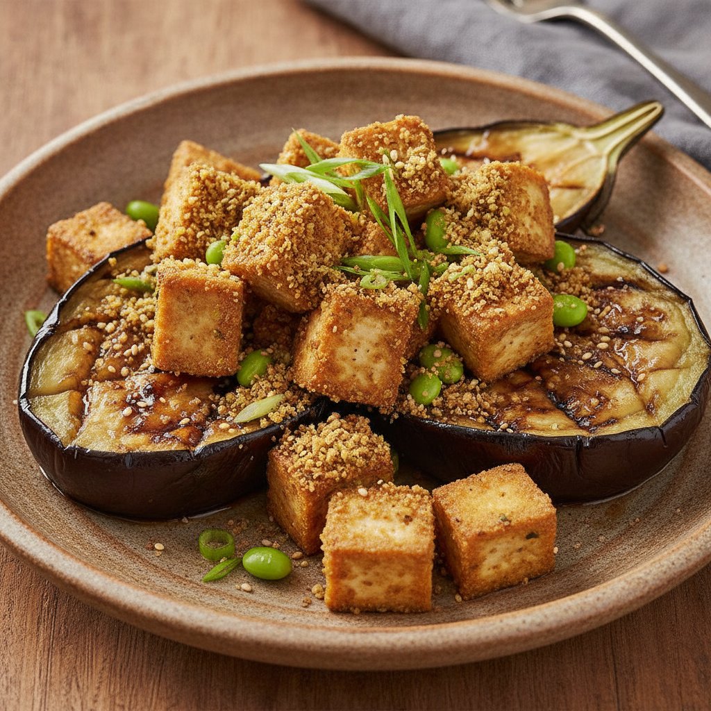 Grilled Marinated Eggplant (High-Protein)