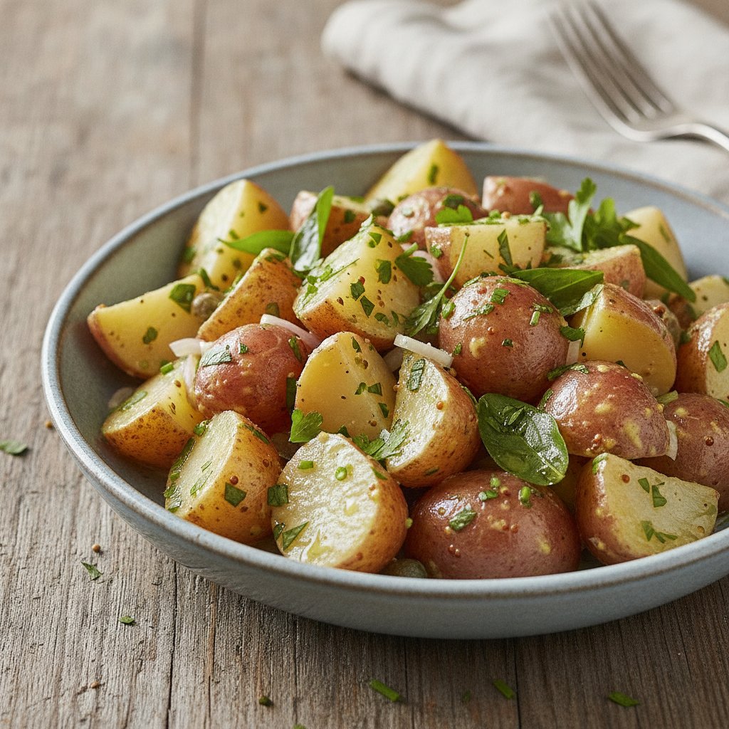 Potato Salad with Herbs (Low-Calorie)
