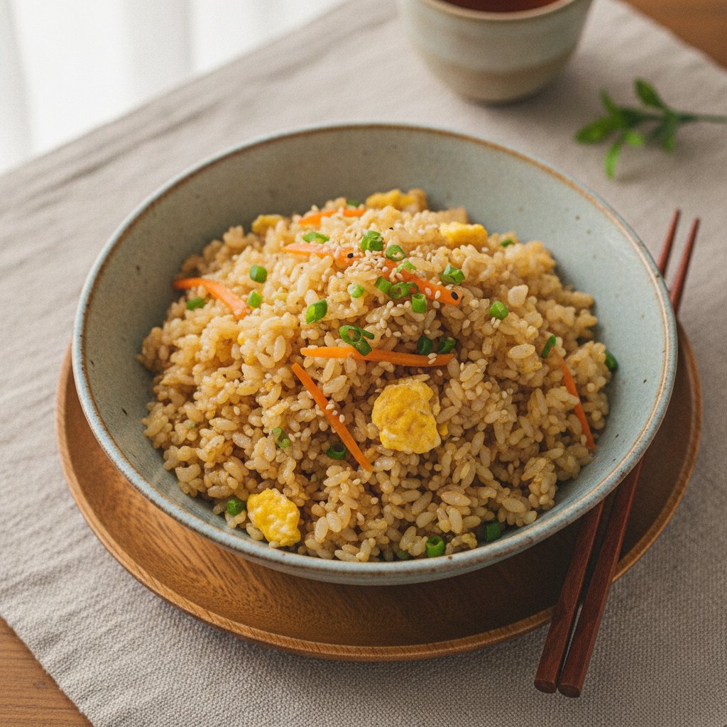 Fried Rice with Egg (Low-Calorie)