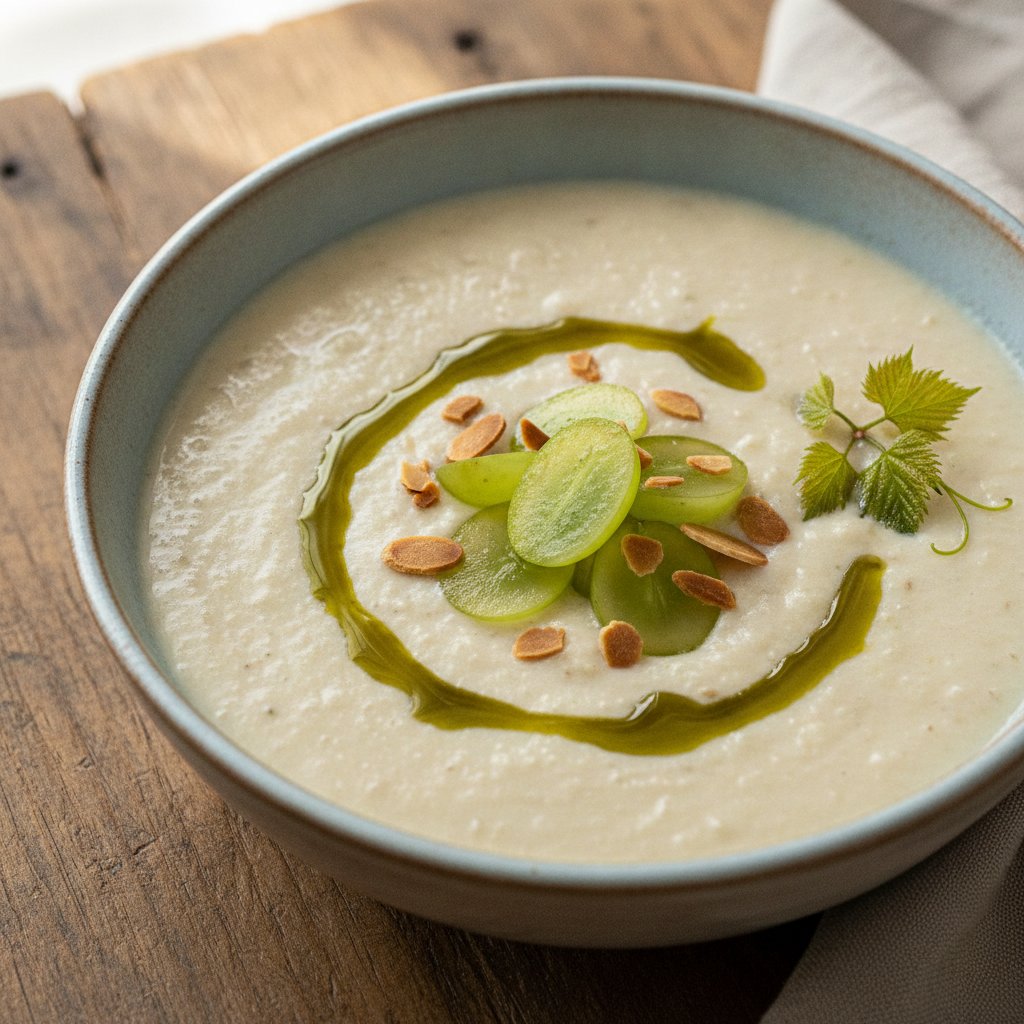 White Almond Grape Soup (Gluten-Free)
