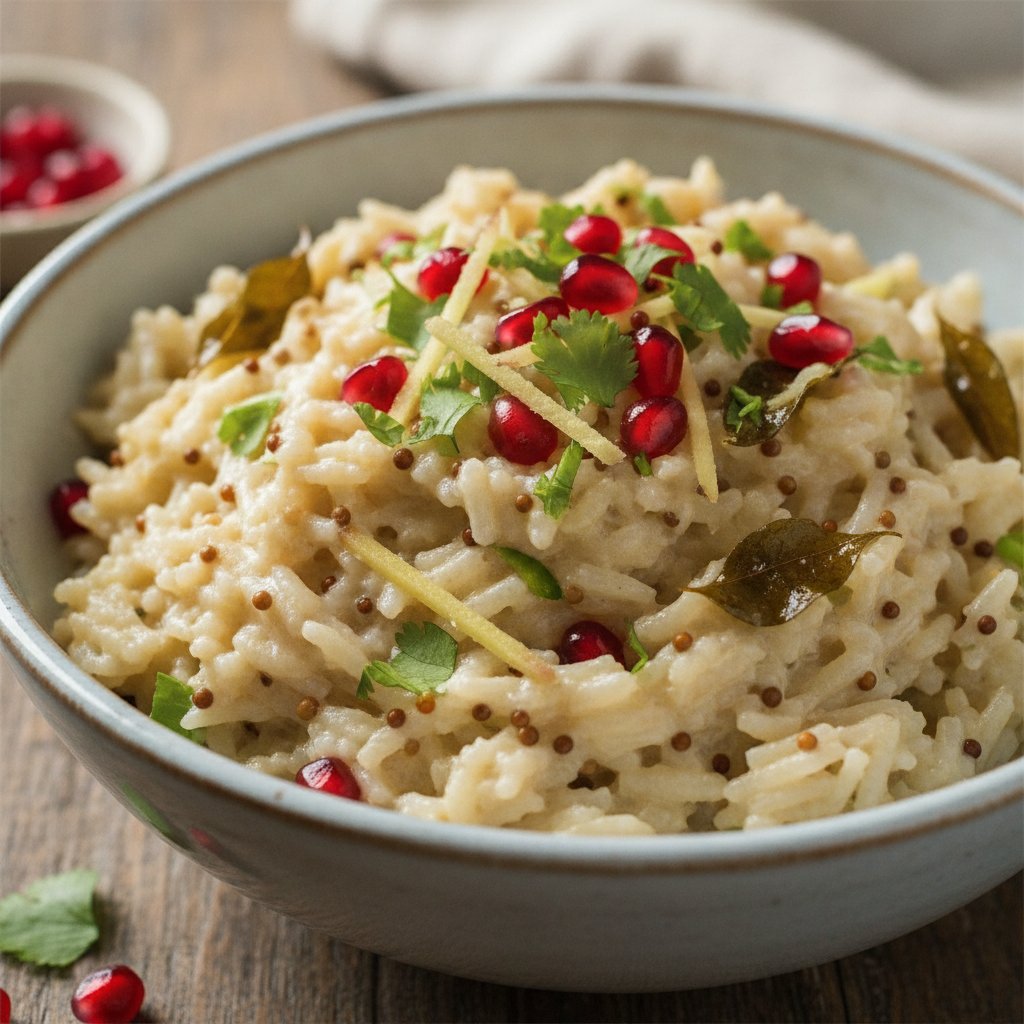 Spiced Yogurt Rice (Low-Chol)