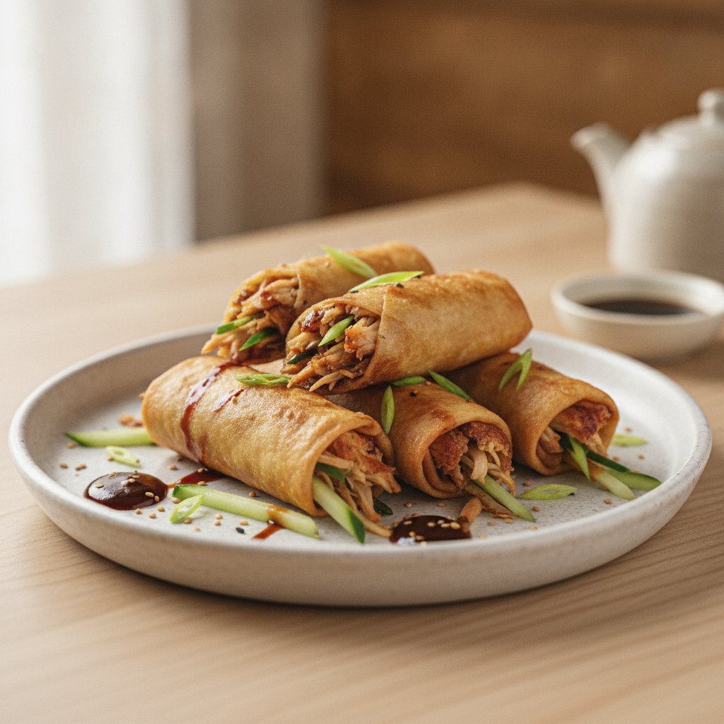 Roast Duck Pancake Rolls